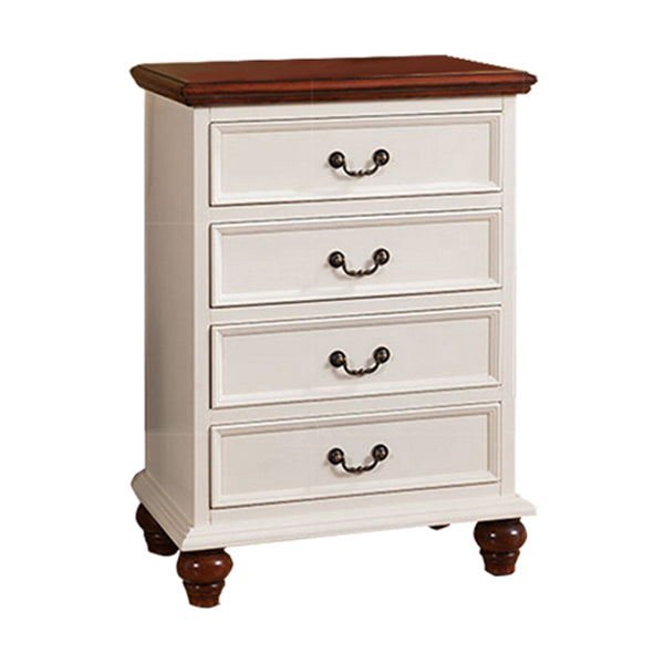 Bedroom Traditional Wooden Storage Chest Vertical Chest with Drawers