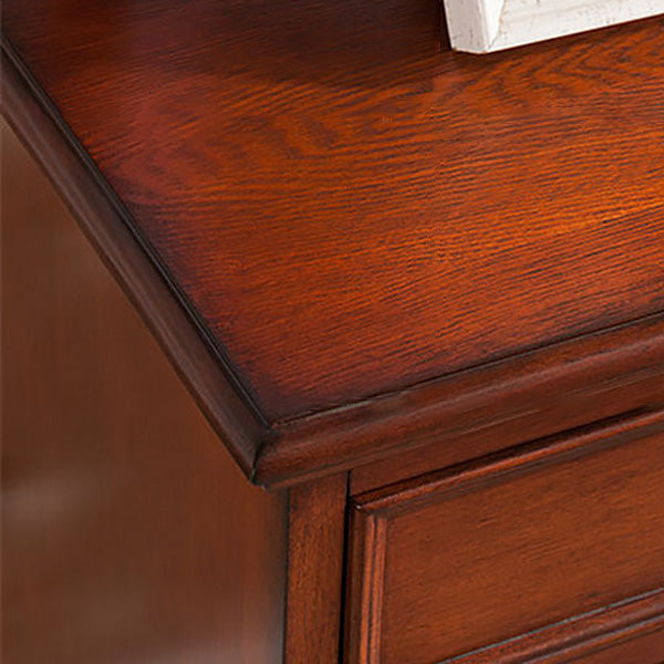 Bedroom Traditional Wooden Storage Chest Vertical Chest with Drawers