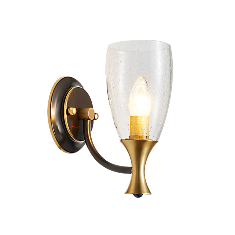 Éclairage mural mural en laiton