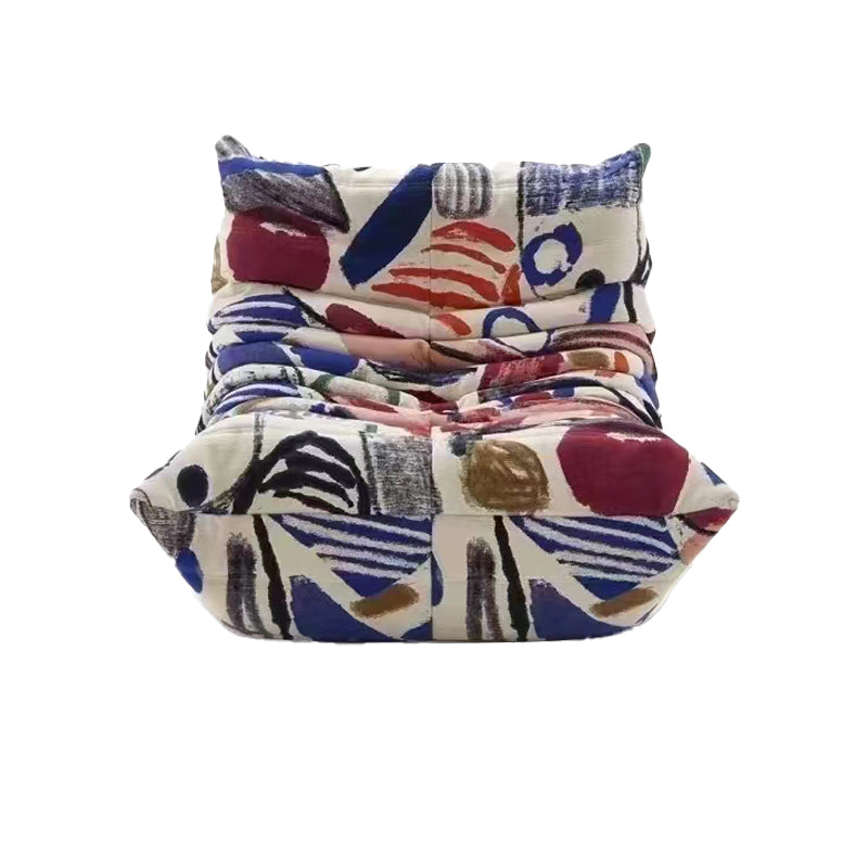 Contemporary Parsons Chair with Sewn Pillow Back Armless Chair