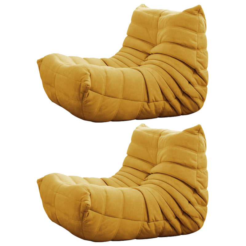 Contemporary Parsons Chair with Sewn Pillow Back Armless Chair