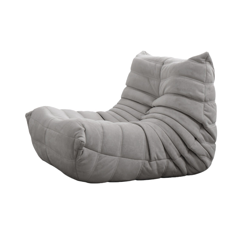 Contemporary Parsons Chair with Sewn Pillow Back Armless Chair