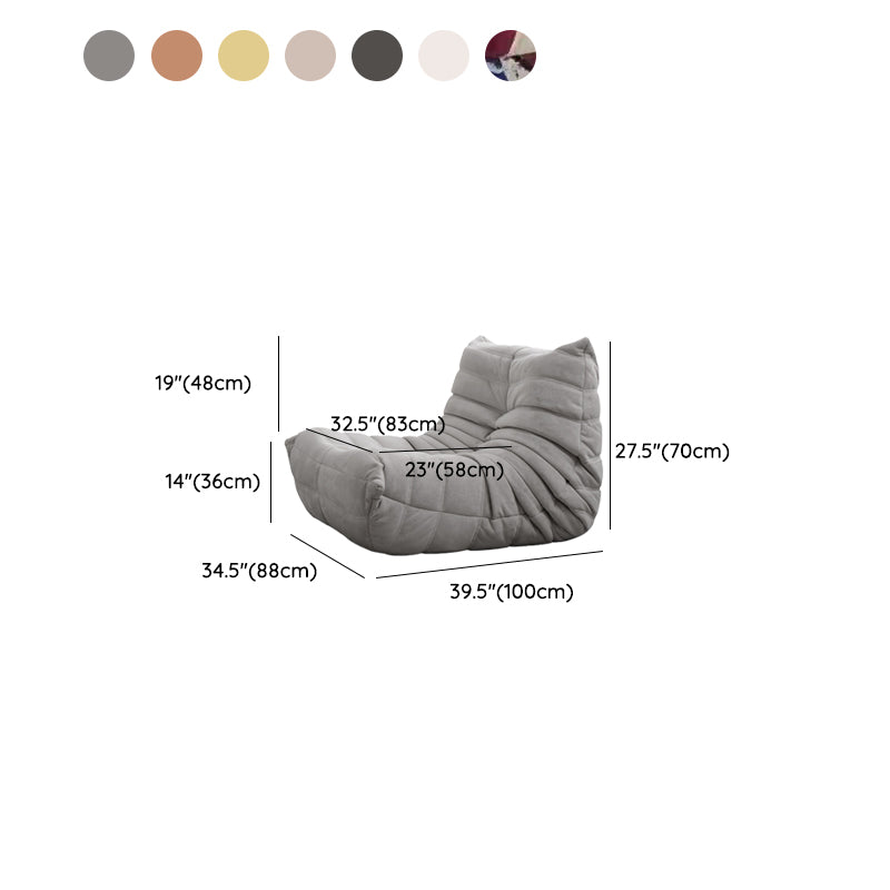 Contemporary Parsons Chair with Sewn Pillow Back Armless Chair