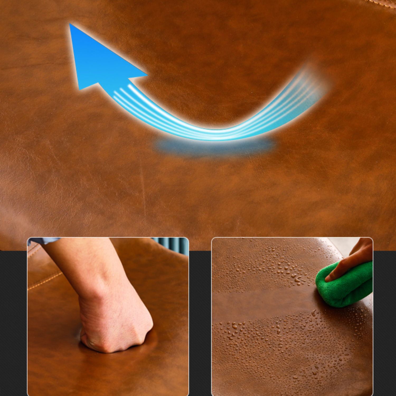 Adjustable Height Swivel Armless Bar Stool with Black Metal Base