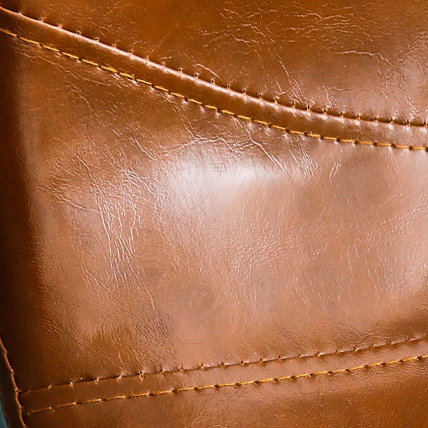 Adjustable Height Swivel Armless Bar Stool with Black Metal Base