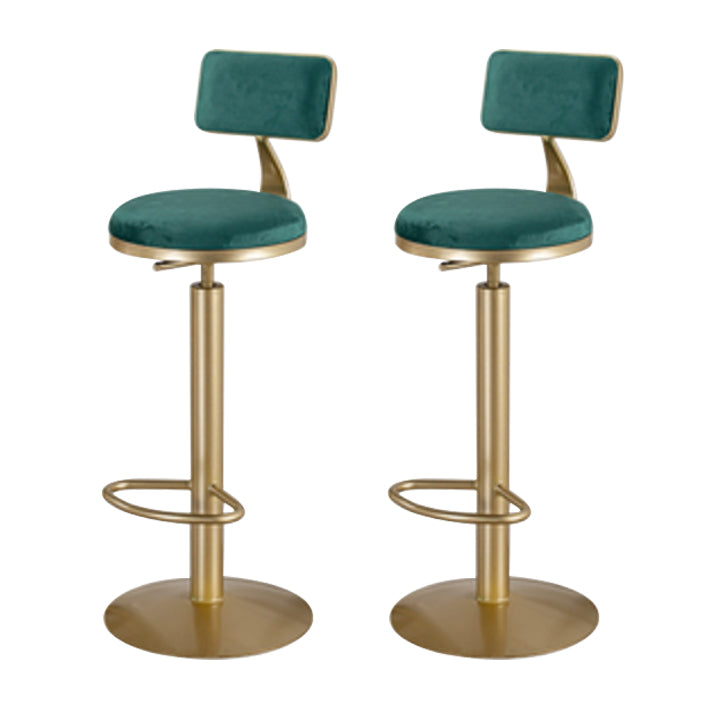 2/3 Pieces Oval Glam Bar Stool and Table Set for Dining Room