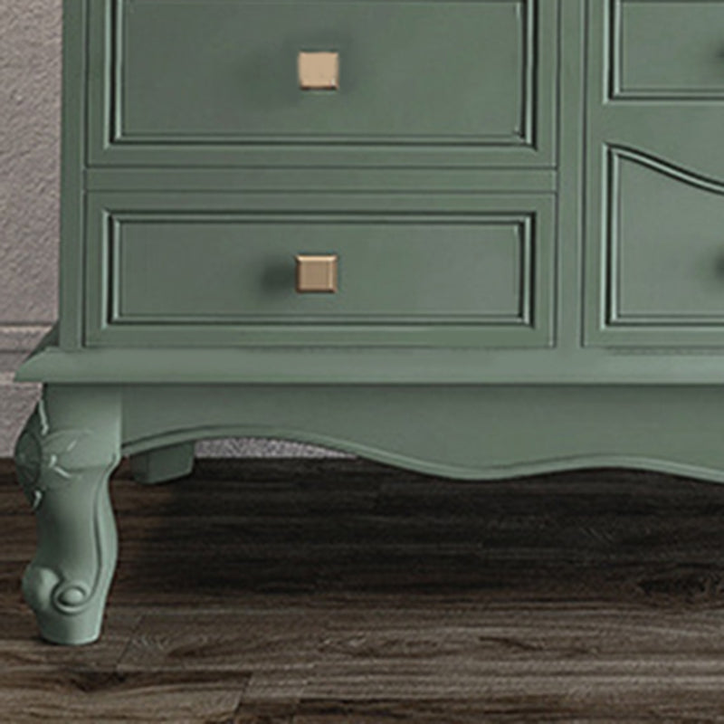 Traditional Style Storage Chest Solid Wood Dresser , 15.6 Inch Width