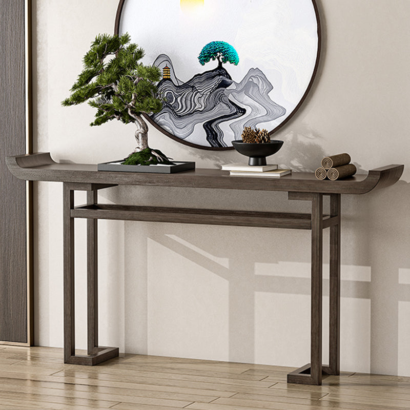Rectangle Shape Modern Style Console Table in Natural/Brown Console Sofa Table