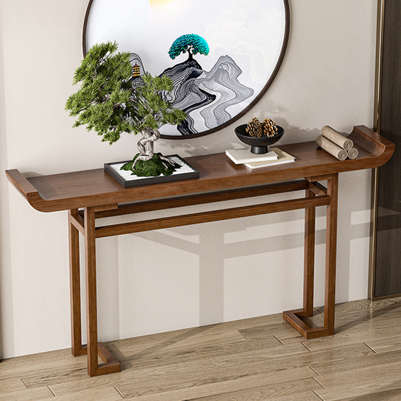 Rectangle Shape Modern Style Console Table in Natural/Brown Console Sofa Table