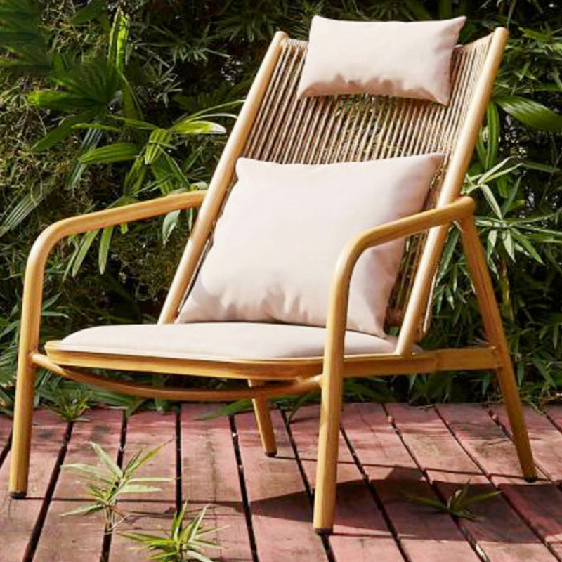 Modern Style Wood Rocking Chair Single Home Lounge Lazy Sofa Chair