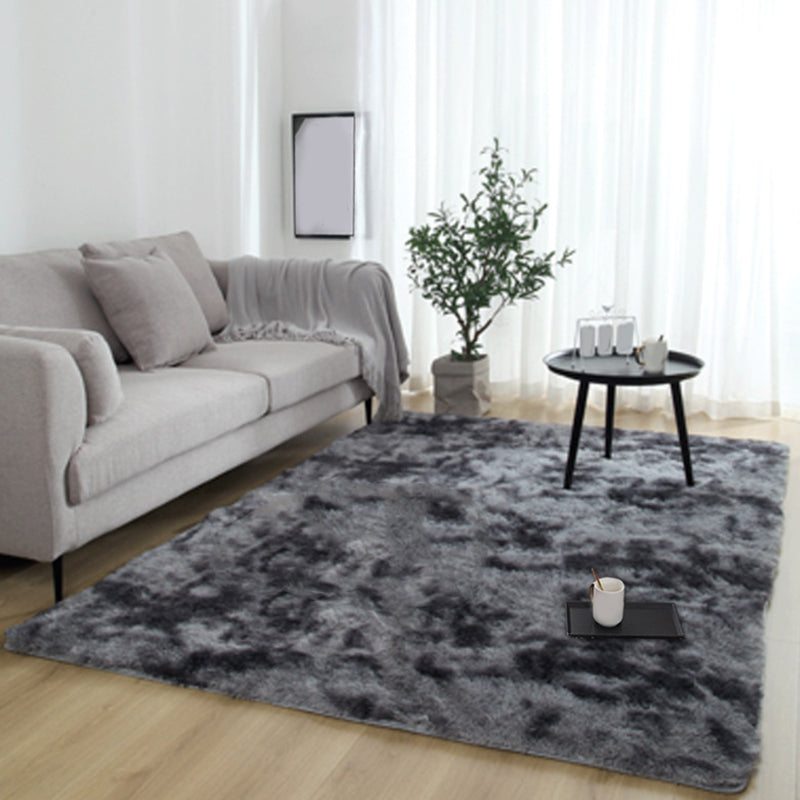 Modern Ombre Pattern Shag Bedroom Rectangle Polyster Area Carpet