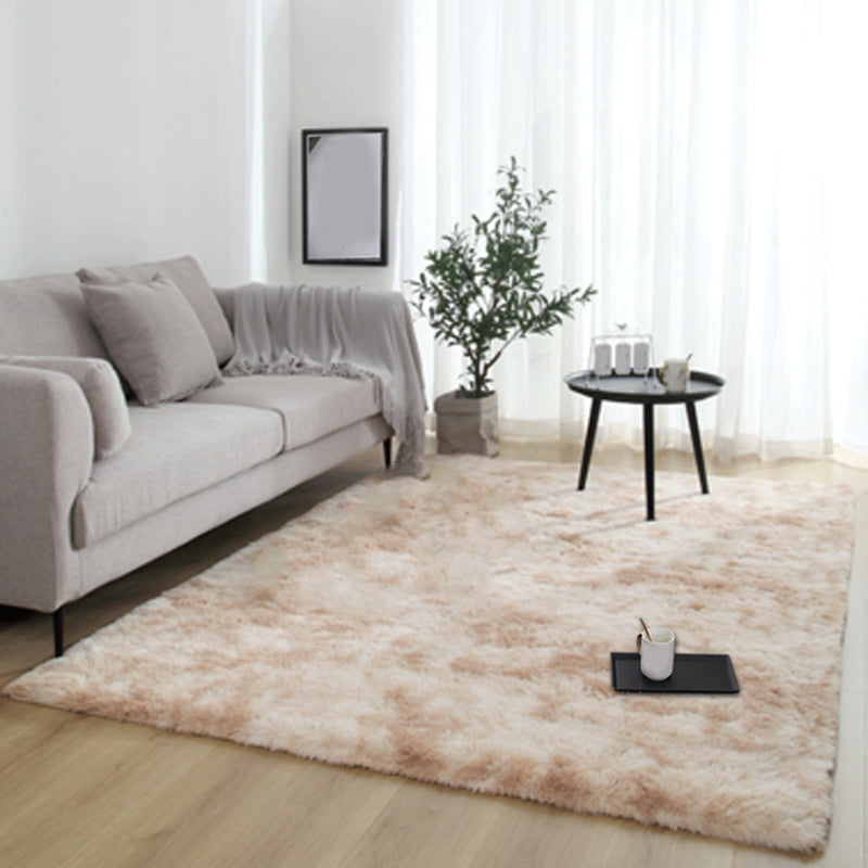 Modern Ombre Pattern Shag Bedroom Rectangle Polyster Area Carpet