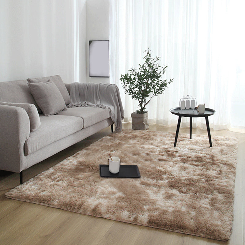 Modern Ombre Pattern Shag Bedroom Rectangle Polyster Area Carpet