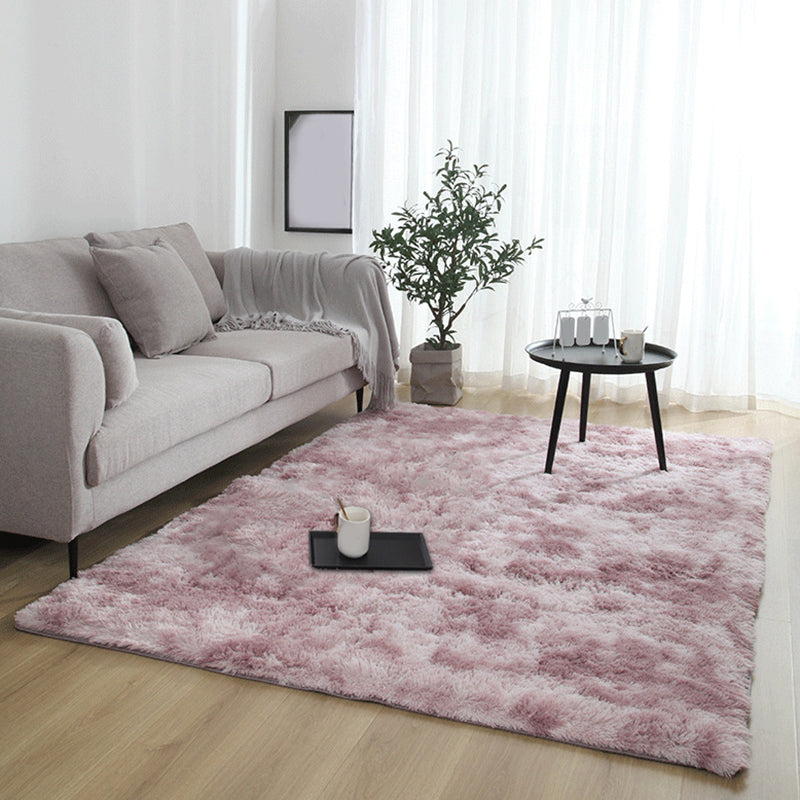 Modern Ombre Pattern Shag Bedroom Rectangle Polyster Area Carpet
