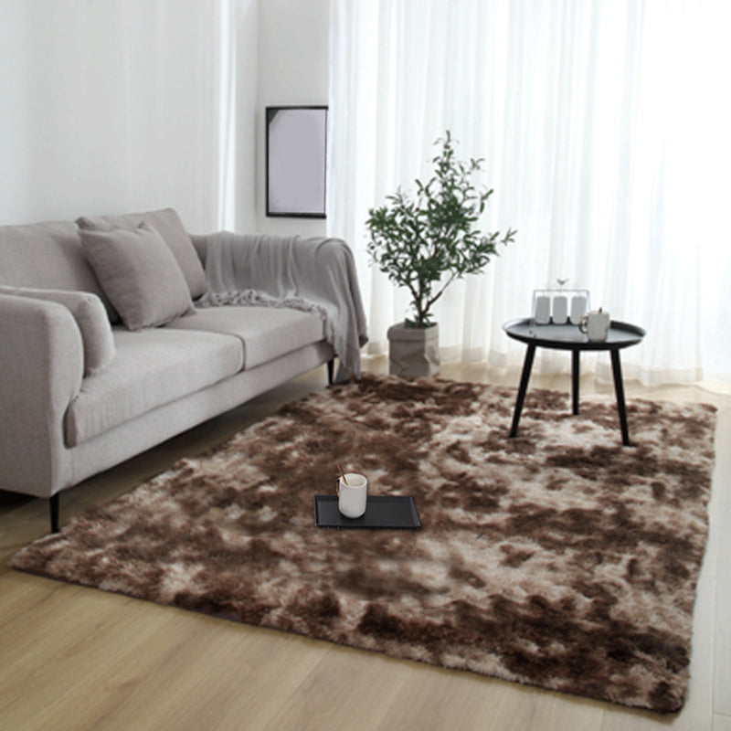 Modern Ombre Pattern Shag Bedroom Rectangle Polyster Area Carpet