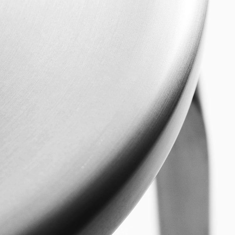 Contemporary Backless Metal Counter Stool with 4 Legs for Dining Room