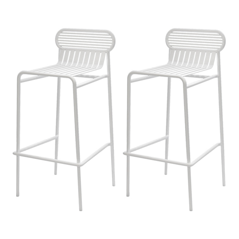 Contemporary Style 1/2/3/4 Pieces Meta Square Bar Table Set for Indoor