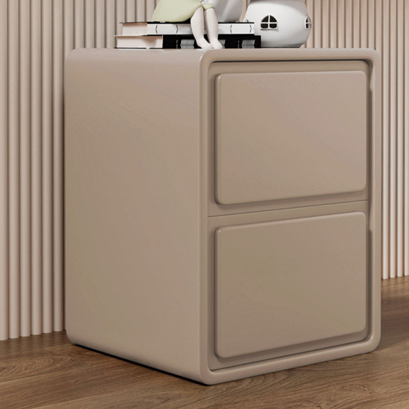 Scandinavian Wood Bedside Cabinet with Drawer Storage for Bedroom