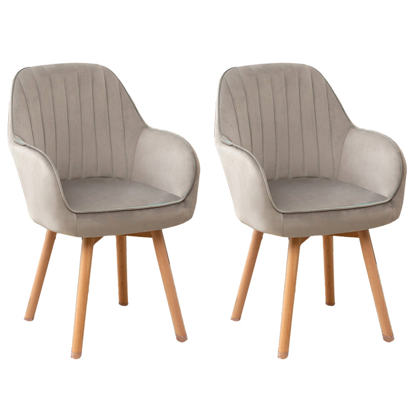 Contemporary Ergonomic Office Chair No Arm Desk Chair for Office