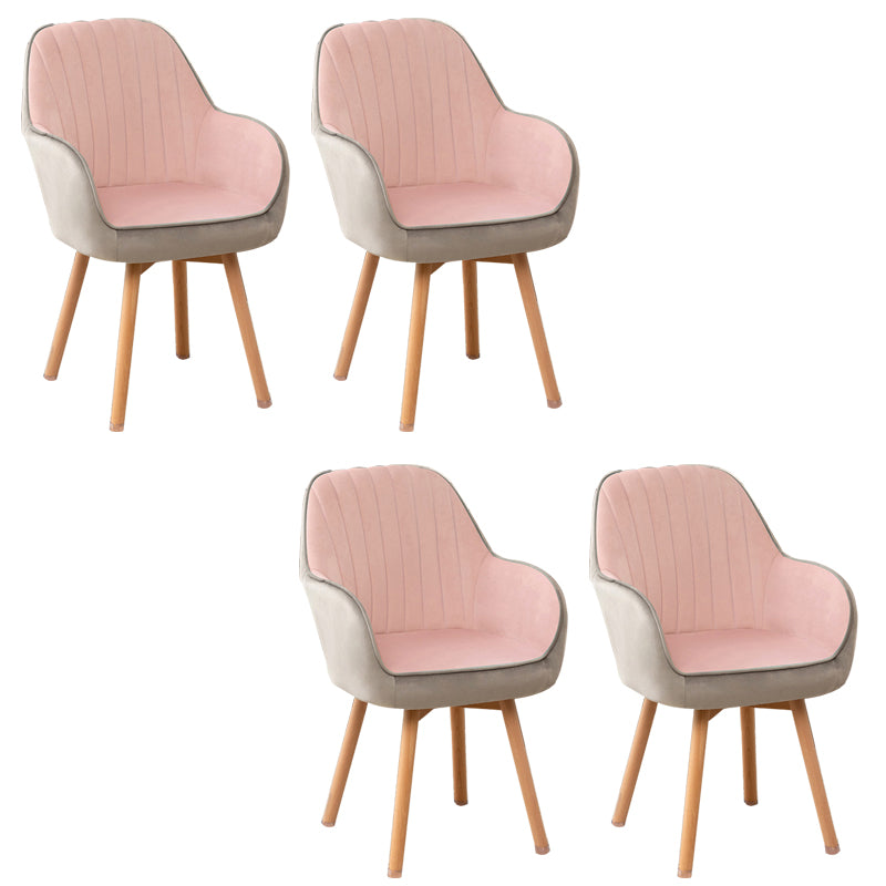 Contemporary Ergonomic Office Chair No Arm Desk Chair for Office