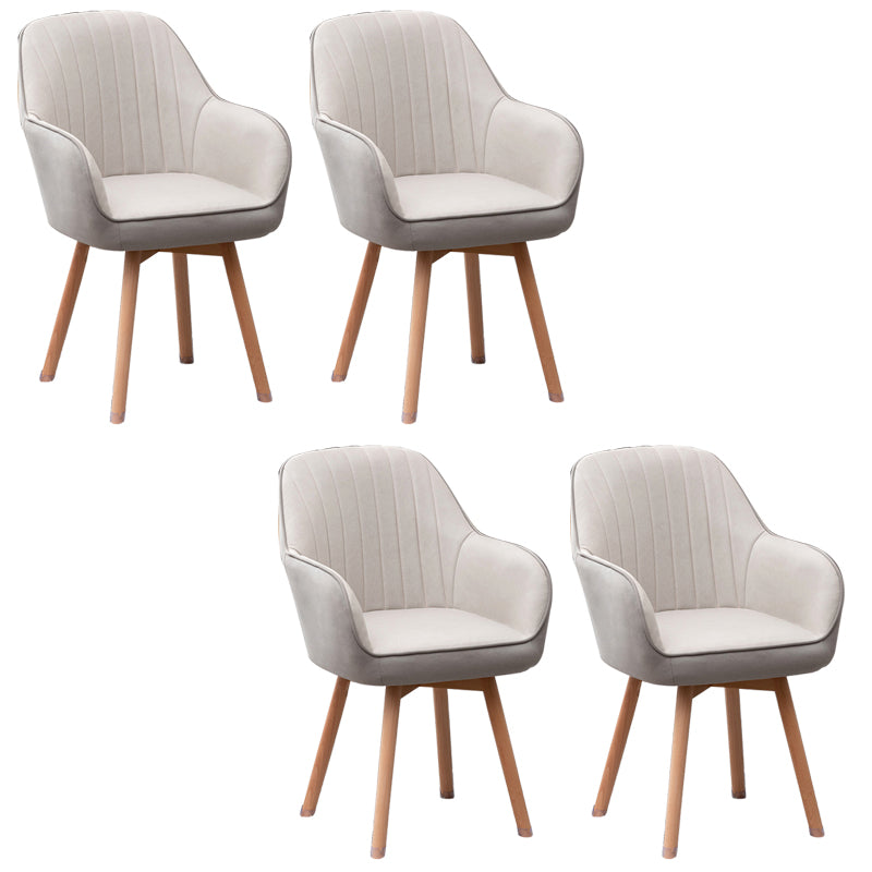 Contemporary Ergonomic Office Chair No Arm Desk Chair for Office