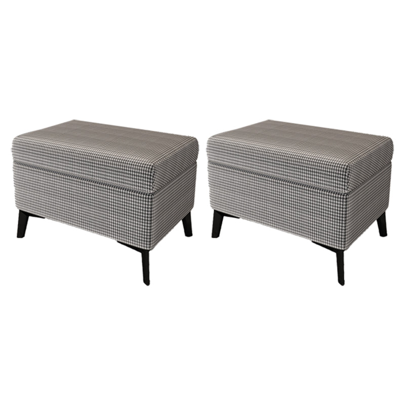 Rectangle Storage Ottomans Contemporary Leather Storage Ottomans with Legs