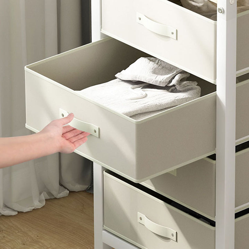 Contemporary Freestanding Wardrobe Closet Home Metal Wardrobe