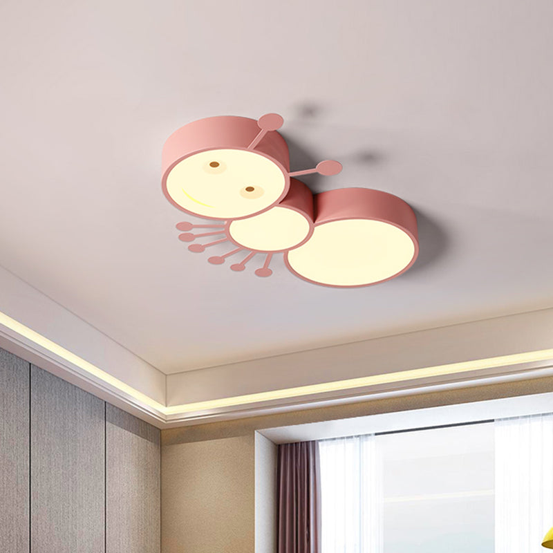 Ant Babykamer LED Plafondlamp Ijzer Cartoon LED Inbouw Inbouwverlichting in wit/roze/blauw