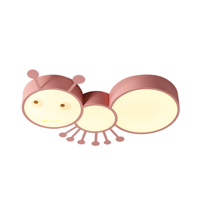 Ant Babykamer LED Plafondlamp Ijzer Cartoon LED Inbouw Inbouwverlichting in wit/roze/blauw