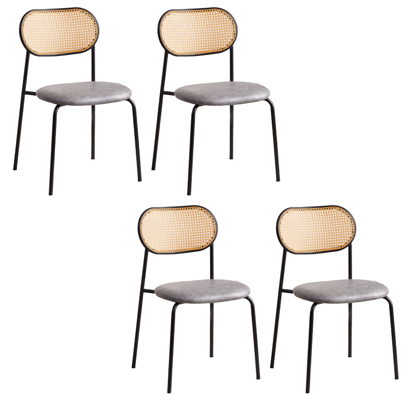 Modern & Contemporary Open Back Stackable Dining Chairs(Set of 4/8)