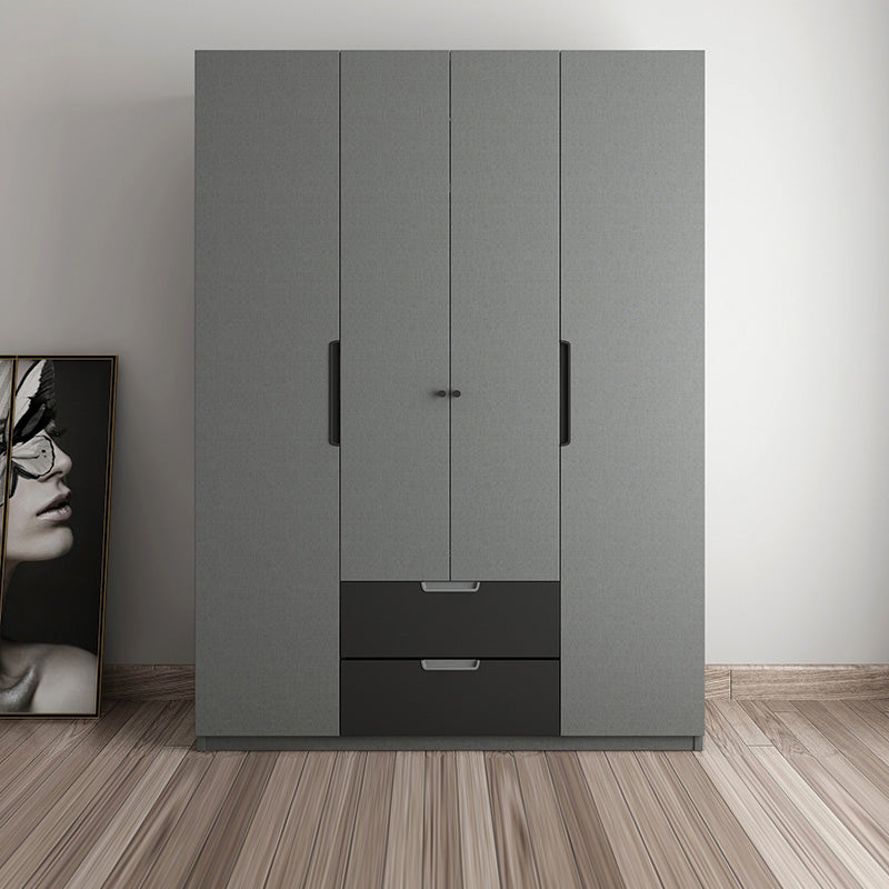 Contemporary Style Wardrobe Armoire Wood Armoire with Door for Bedroom