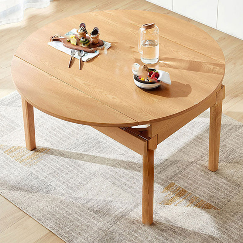 Contemporary Rectangular and Round Easy Folding Dining Table with 4 Foot