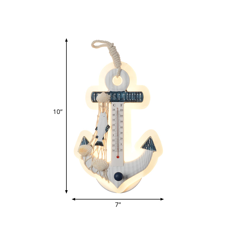 APLAZO DE LIGHTA DE LIGHTA MEDITERRÍA DEL ANCLADOR