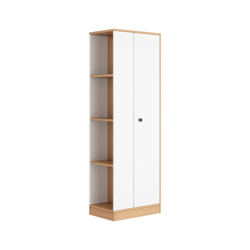 Contemporary Freestanding Home Wardrobe Closet Engineered Wood Wardrobe Armoire