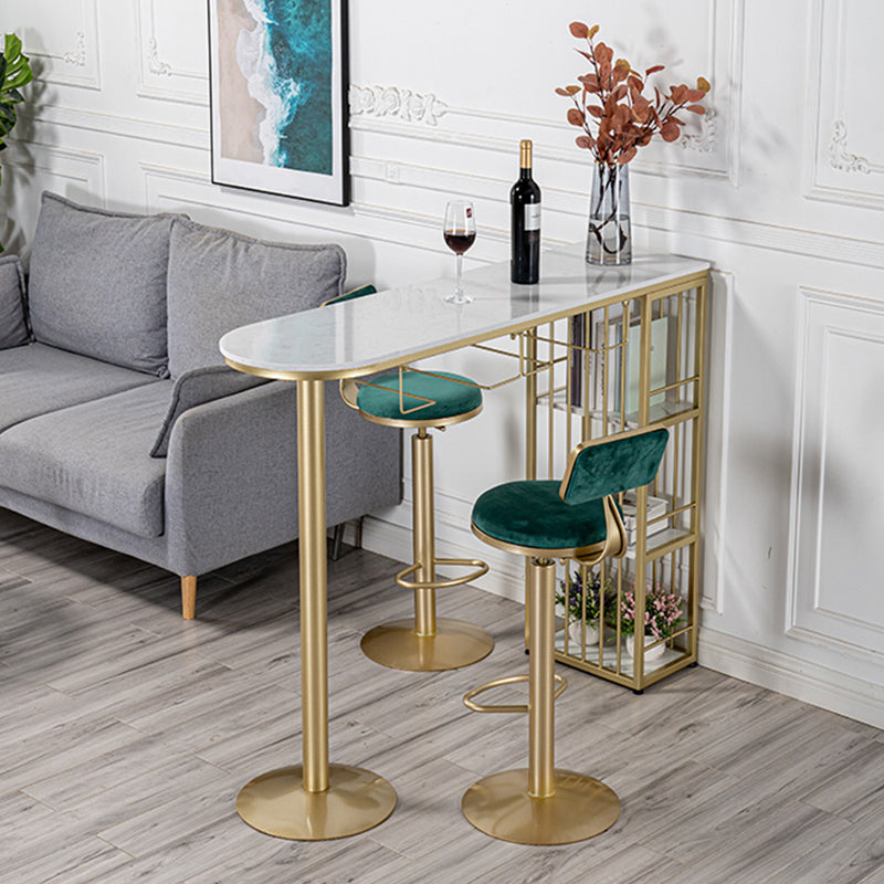 Contemporary Armless Bar & Counter Stool with Adjustable Height