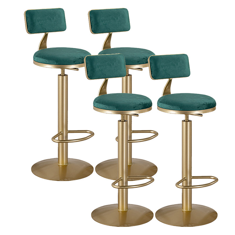 Contemporary Armless Bar & Counter Stool with Adjustable Height