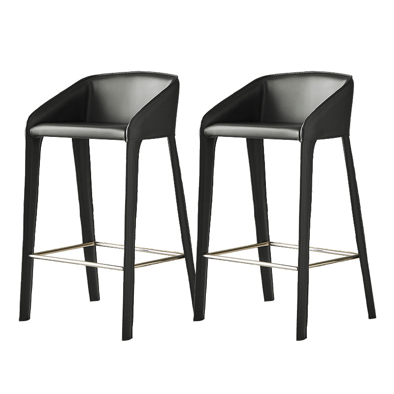 Industrial Indoor Armless Backless Bar Stool with Metal Legs