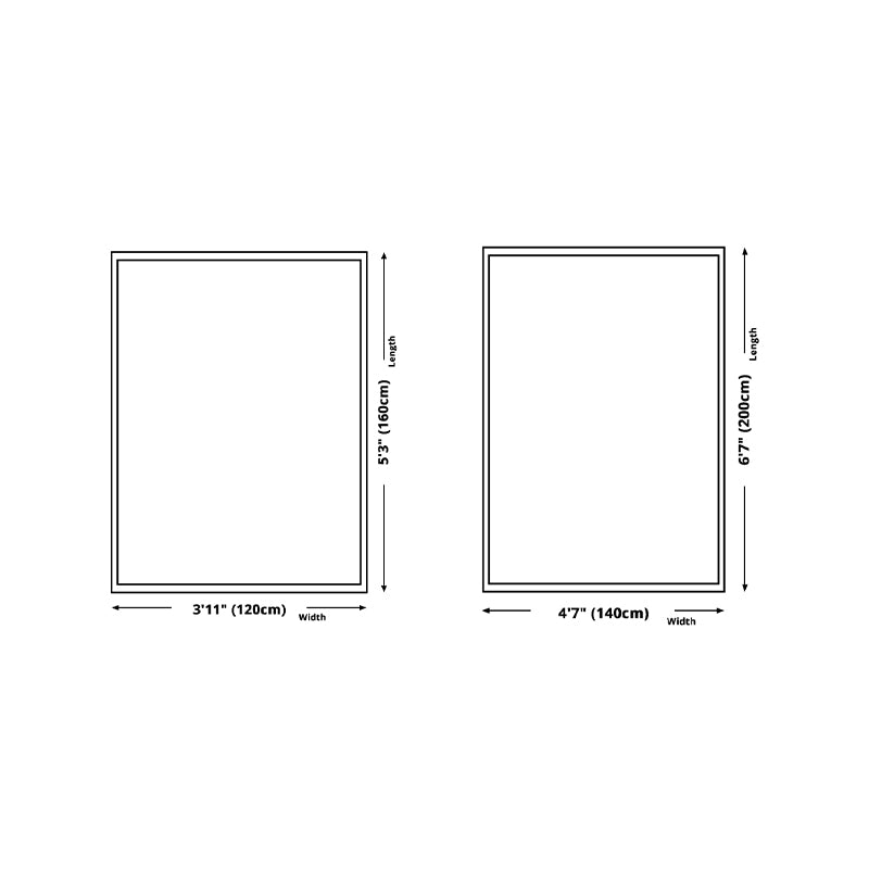 Contemporary Polyster Banded Pattern Bedroom Rectangle Stain Resistant Area Carpet