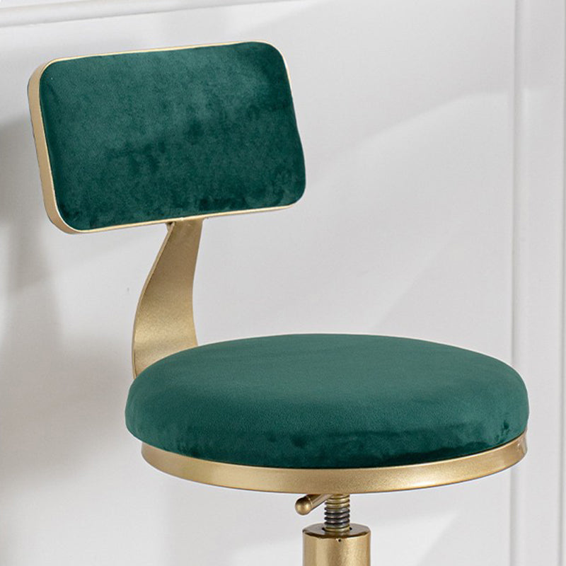 Glam Armless Counter Height Stools with Footrest for Restaurant