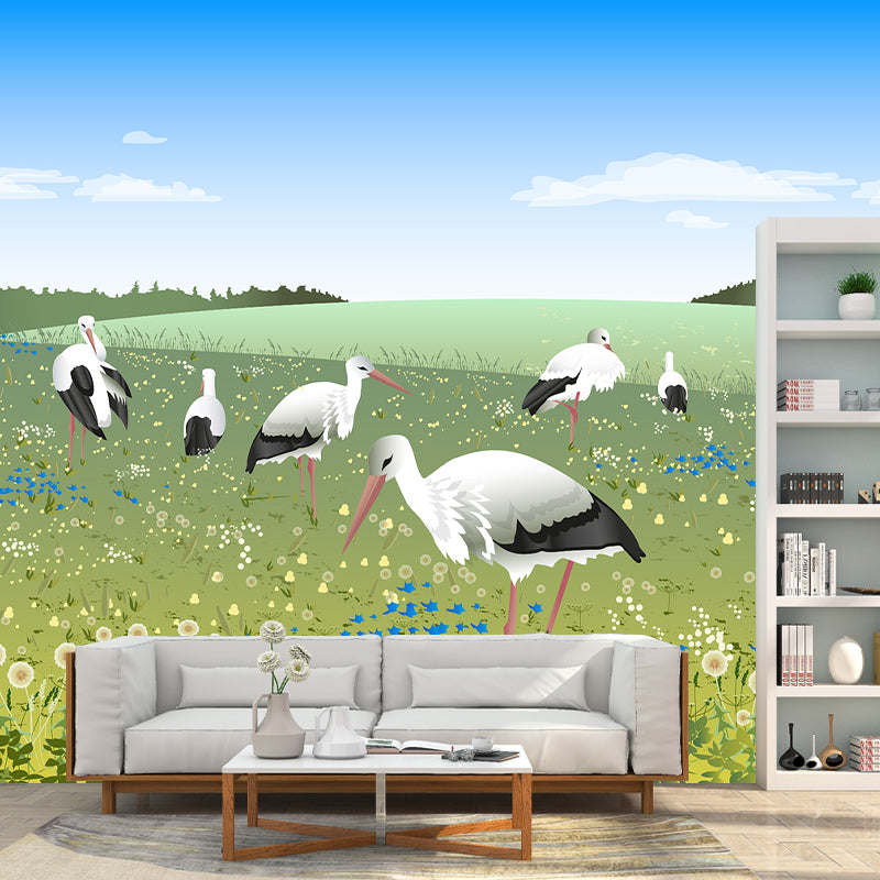 Abstract Country Style Pattern Mural Horizontal Antifouling for Wall Decoration