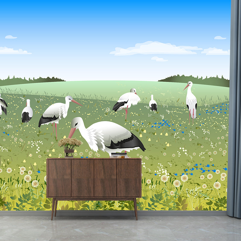 Abstract Country Style Pattern Mural Horizontal Antifouling for Wall Decoration