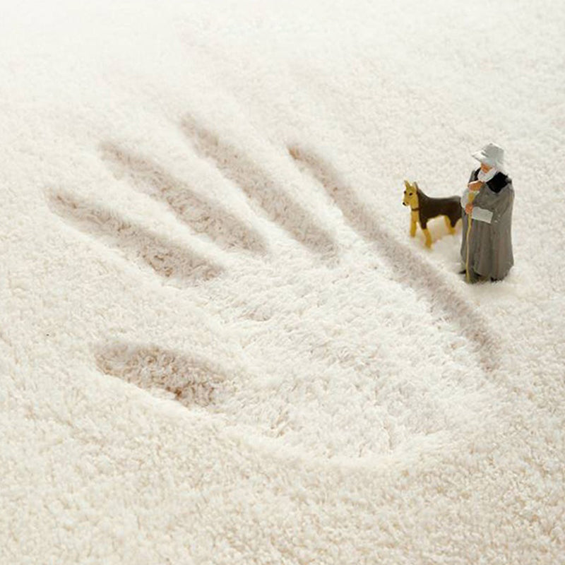 Pet Friendly Novelty Lambswool Floral Print Modern Living Room Area Carpet