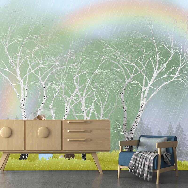 Abstract Landscape Pattern Mural Horizontal Antifouling for Wall Decoration