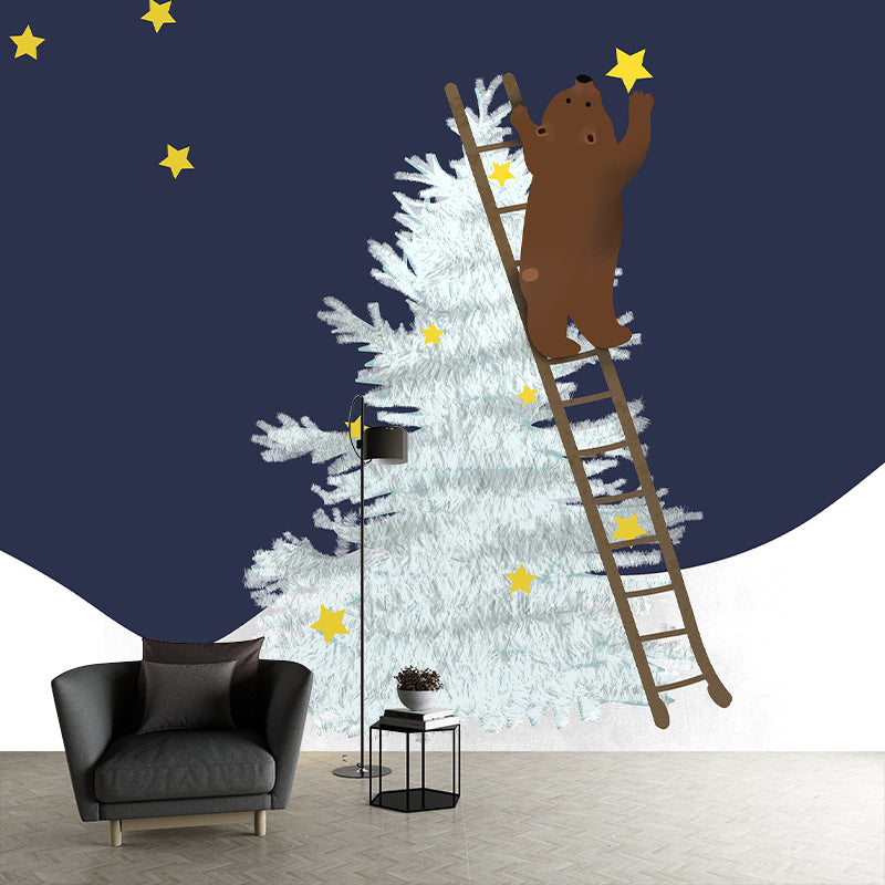 Illustration Art Plant Mural Moisture Resistant for Wall Decoration