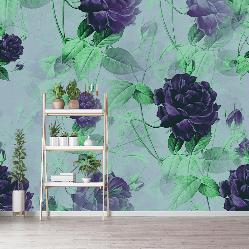 Printed Illustration Mural Moisture Proof Horizontal for Wall Decoration