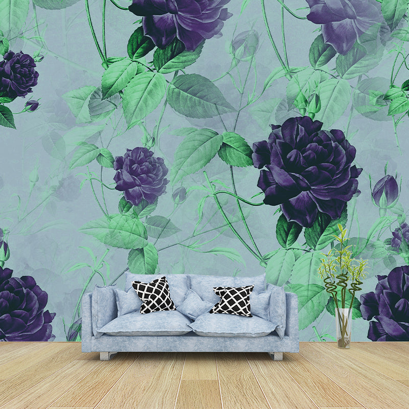 Printed Illustration Mural Moisture Proof Horizontal for Wall Decoration