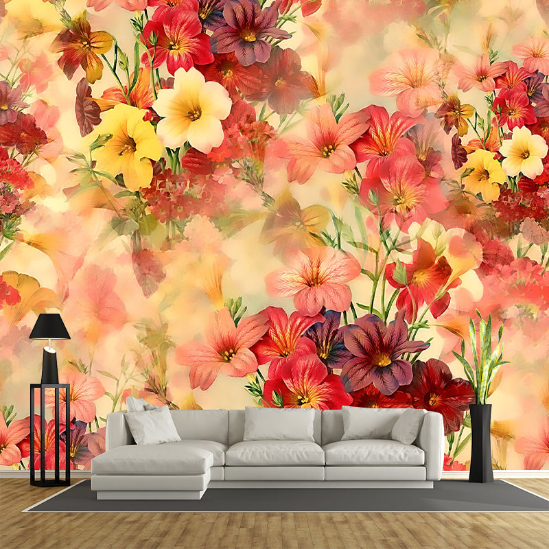 Printed Illustration Mural Moisture Proof Horizontal for Wall Decoration