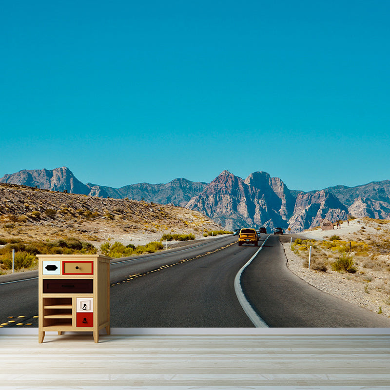 Creative Car Photography Mural Stain Resistant for Living Room and Bedroom Wall Decor