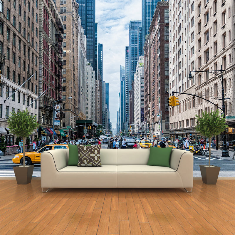 Creative Car Photography Mural Stain Resistant for Living Room and Bedroom Wall Decor