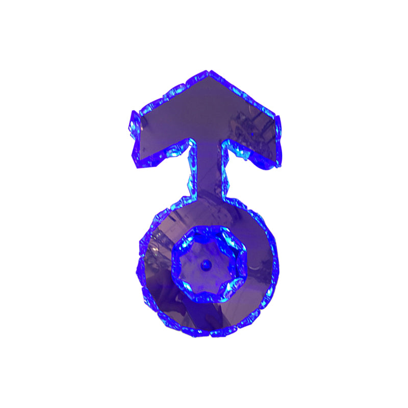 Éclairage mural Logo Crystal Boy à facettes